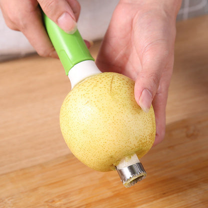 🍎 Stainless Steel 2-in-1 Fruit Corer & Peeler | Sharp Blade, Ergonomic Handle & Perfect for Apples, Pears & More