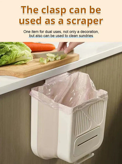 🔥While Supplies Last 50% OFF!🎉 Folding Hanging Kitchen Waste Trash Can