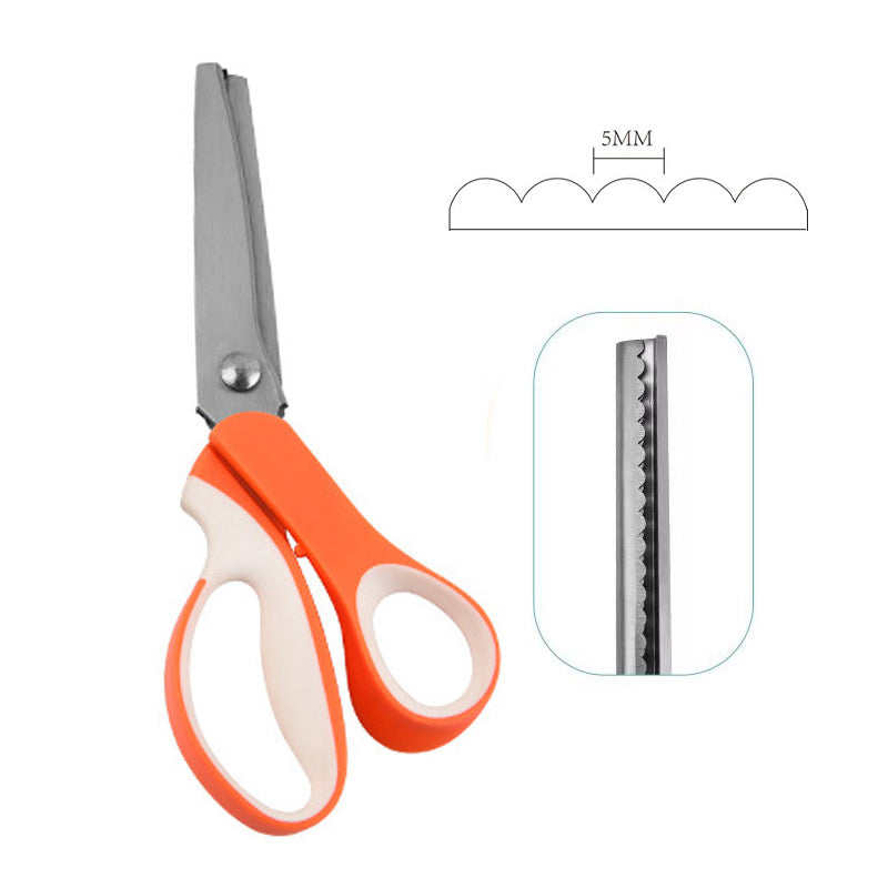 ✂️ Pinking Shears for Fabric, Sewing & DIY Crafts 🧵