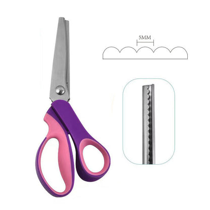 ✂️ Pinking Shears for Fabric, Sewing & DIY Crafts 🧵