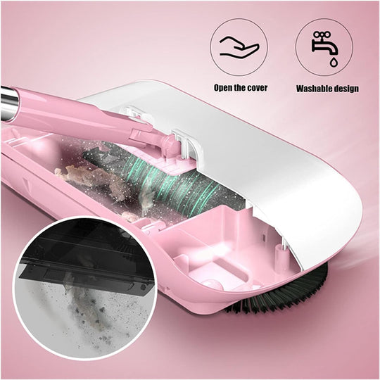 🧹 Manual Push Sweeper Mop – No-Charge Hard Floor Cleaning Tool