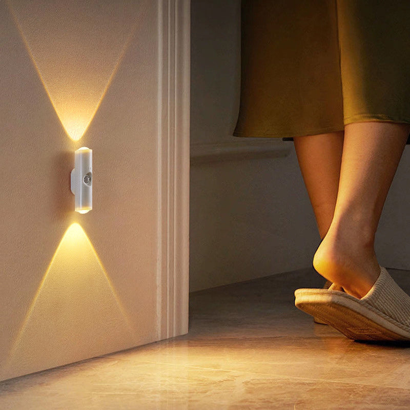 💡 RGB Motion Sensor Night Light - Wireless Magnetic Rechargeable LED Light 🌈