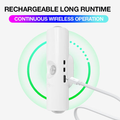 💡 RGB Motion Sensor Night Light - Wireless Magnetic Rechargeable LED Light 🌈