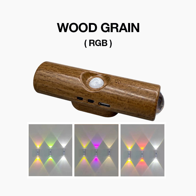 💡 RGB Motion Sensor Night Light - Wireless Magnetic Rechargeable LED Light 🌈