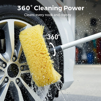 🚗 Extendable Car Wash Brush – 60in Water-Through Long Handle Cleaner