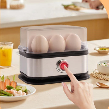 🥚 Multifunctional Electric Egg Steamer - Compact Fast Breakfast Cooker