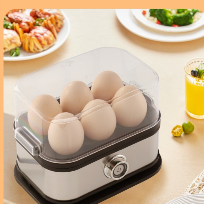 🥚 Multifunctional Electric Egg Steamer - Compact Fast Breakfast Cooker