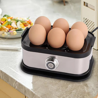 🥚 Multifunctional Electric Egg Steamer - Compact Fast Breakfast Cooker