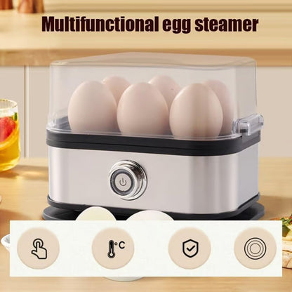🥚 Multifunctional Electric Egg Steamer - Compact Fast Breakfast Cooker