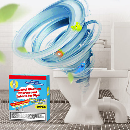 🧼 Pipe Cleaning Effervescent Tablets | Drain Freshening & Maintenance