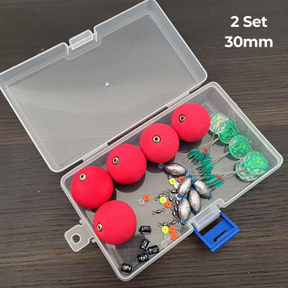 🎣 High-Buoyancy Fishing Float Kit - Precision Weighted Foam Bobbers