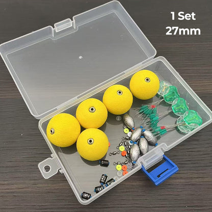 🎣 High-Buoyancy Fishing Float Kit - Precision Weighted Foam Bobbers