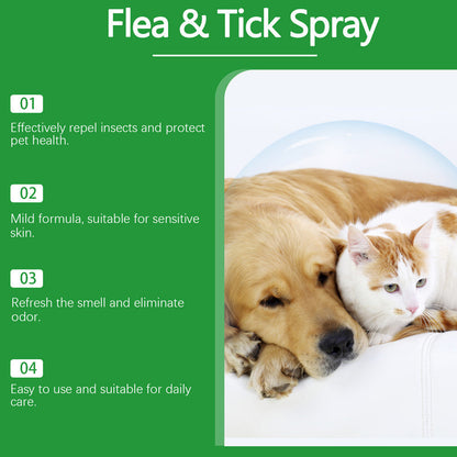 🍃Natural Flea & Tick Foam for Dogs and Cats🐾 Keep Your Beloved Pet Free from Pests