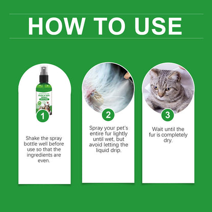 🍃Natural Flea & Tick Foam for Dogs and Cats🐾 Keep Your Beloved Pet Free from Pests