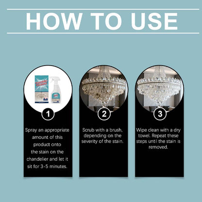 ✨ Chandelier Cleaning Spray – Glass, Crystal & Fixture Care