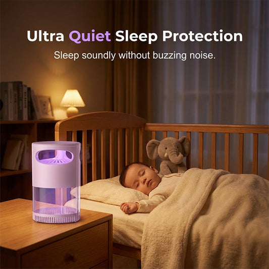 🦟 49% OFF 🎉! UV Mosquito Killer Lamp – quiet, USB, chemical-free. 50K+ sold! 🔇🌙