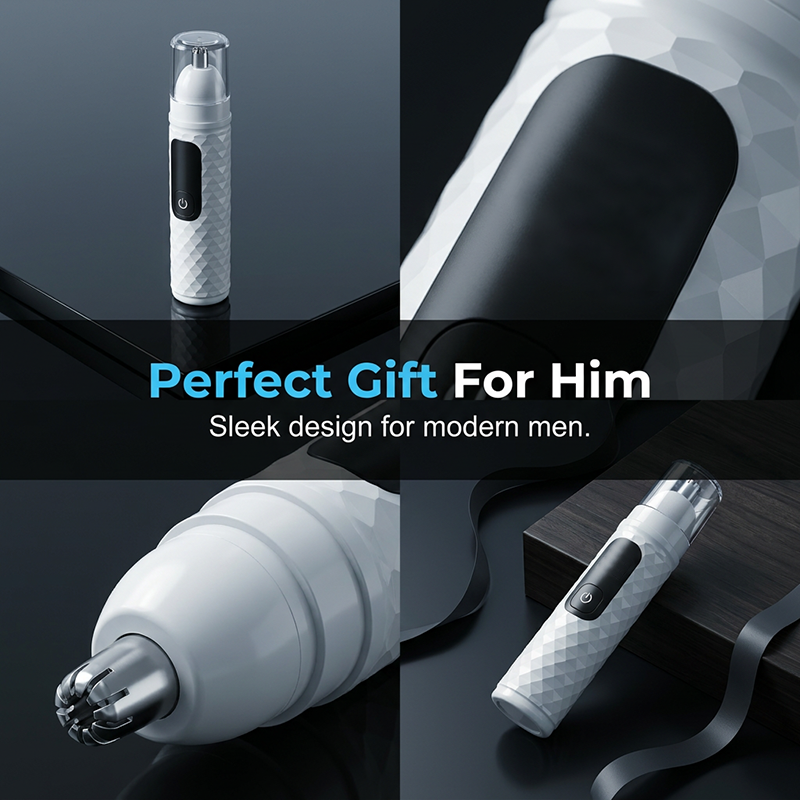 Rechargeable nose hair trimmer