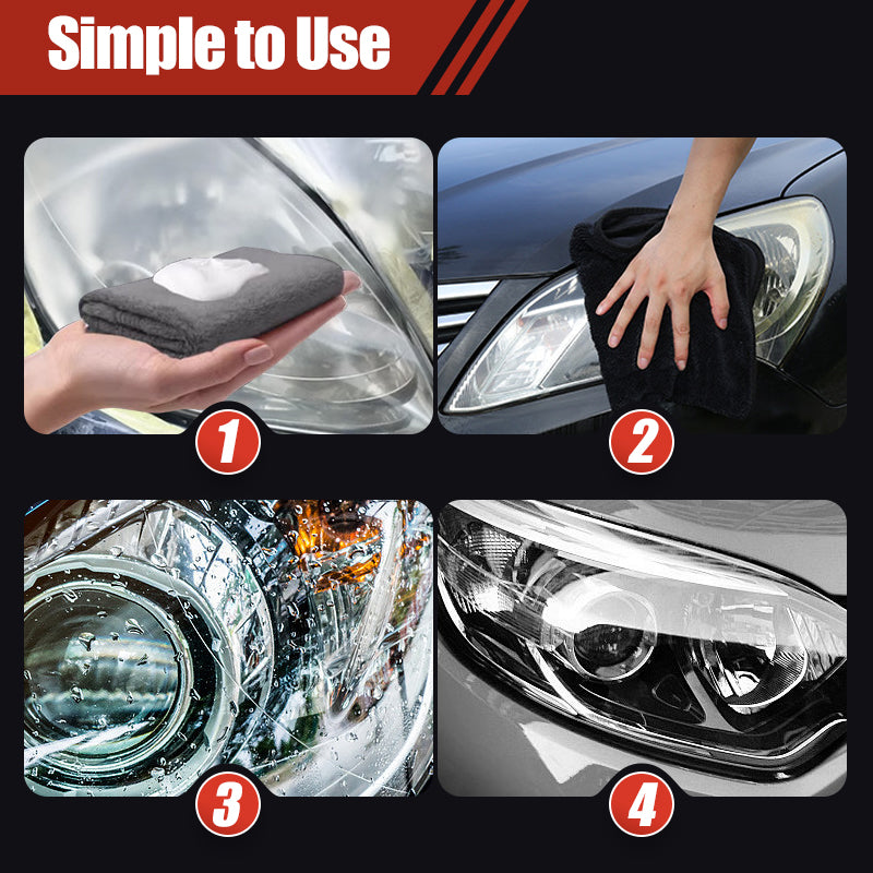 💡Car Headlight Restoration Kit🧽 Bring Dull Lights Back to Life