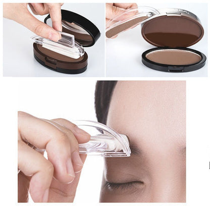 ✨ Adjustable Eyebrow Stamp – Two-Color Brow Powder For Natural-Looking Brows