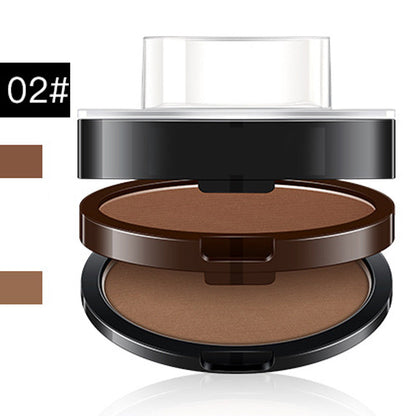 ✨ Adjustable Eyebrow Stamp – Two-Color Brow Powder For Natural-Looking Brows