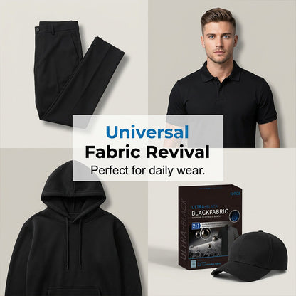 🖤 Black Clothing Color Refresh Sheets – Easy Wash Fabric Darkening