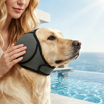 🐶 Dog Calming Hoodie & Waterproof Earmuff - Anxiety Relief Headwear 🎧