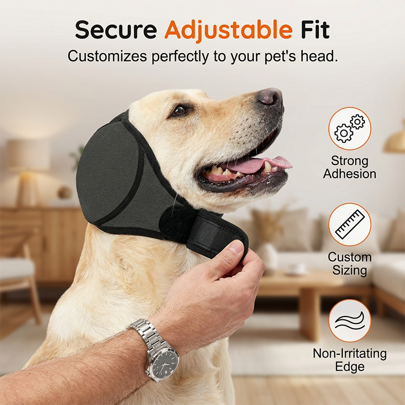 🐶 Dog Calming Hoodie & Waterproof Earmuff - Anxiety Relief Headwear 🎧