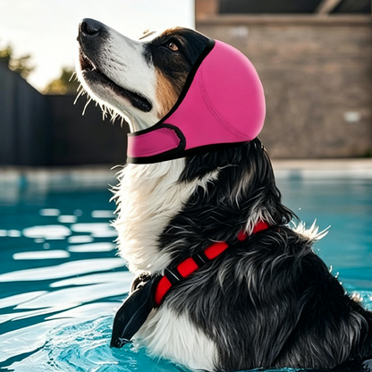 🐶 Dog Calming Hoodie & Waterproof Earmuff - Anxiety Relief Headwear 🎧