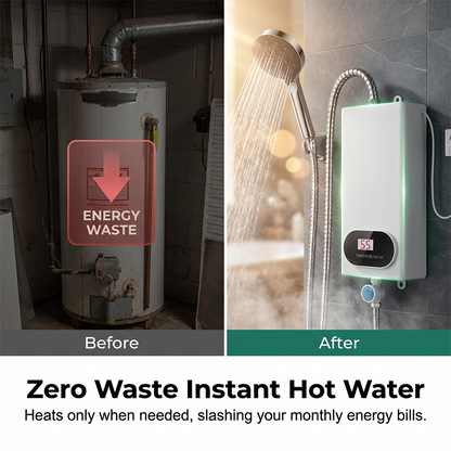 🔥 3500W Instant Electric Water Heater – Compact Tankless Design 🚿