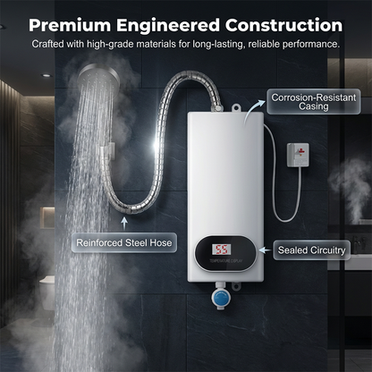 🔥 3500W Instant Electric Water Heater – Compact Tankless Design 🚿