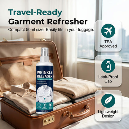 ⏰ LAST DAY: 49% OFF! 👔 Instant Wrinkle Releaser & Anti-Static Spray – No Iron Needed ✨