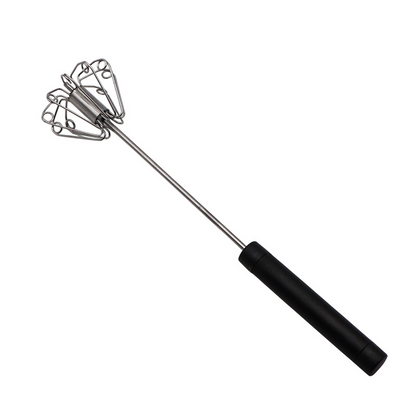🔥 55% OFF LAST DAY 🔥 Semi-Automatic Turbo Whisk - Easy Push Hand Mixer 🍳