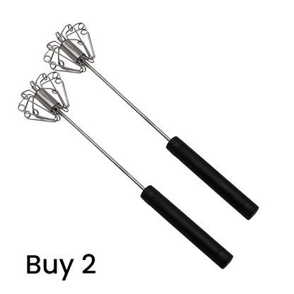 🔥 55% OFF LAST DAY 🔥 Semi-Automatic Turbo Whisk - Easy Push Hand Mixer 🍳
