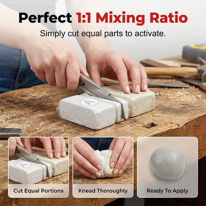 💥 BUY 2 GET 1 FREE💪 Heavy-Duty Epoxy Putty –Stone, Metal & Ceramic Repair