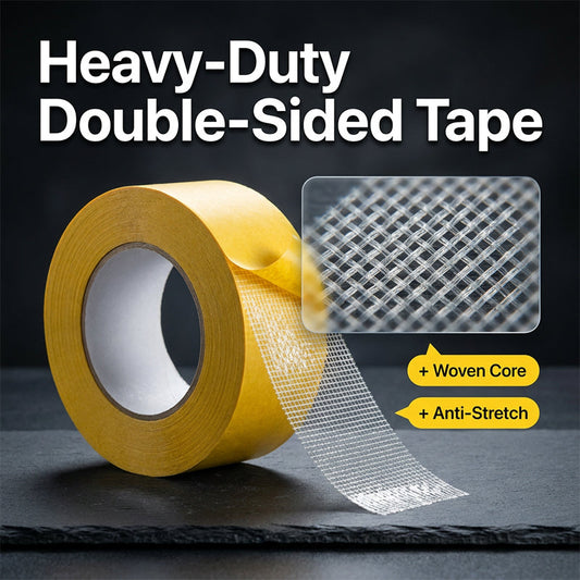 💥 [LAST DAY - 55% OFF] 🛠️ Heavy-Duty Double-Sided Tape: Removable & Zero Residue 🏡