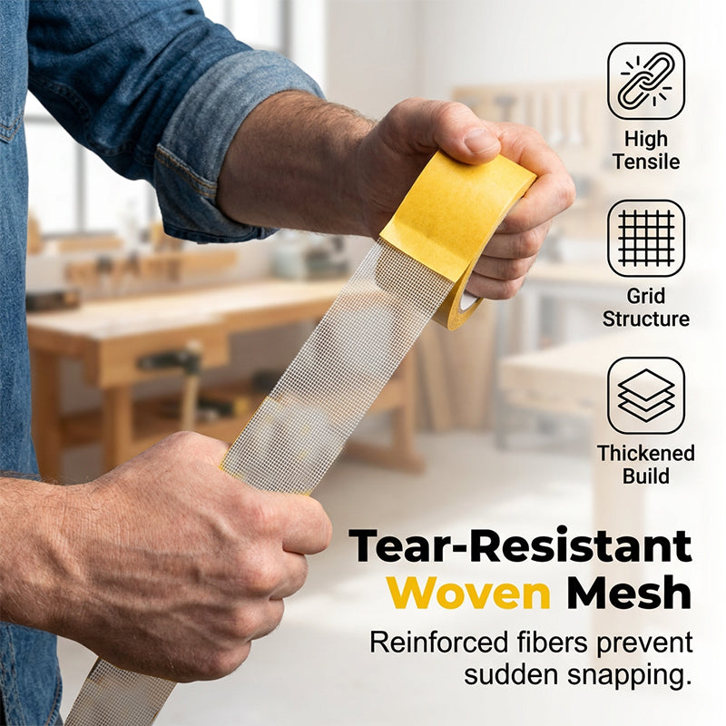 💥 [LAST DAY - 55% OFF] 🛠️ Heavy-Duty Double-Sided Tape: Removable & Zero Residue 🏡