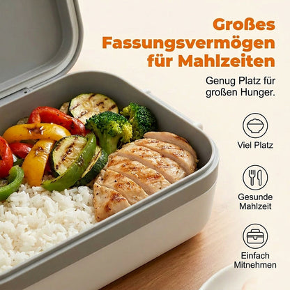 🔥 Portable Electric Lunch Box | Rechargeable Self-Heating Food Warmer