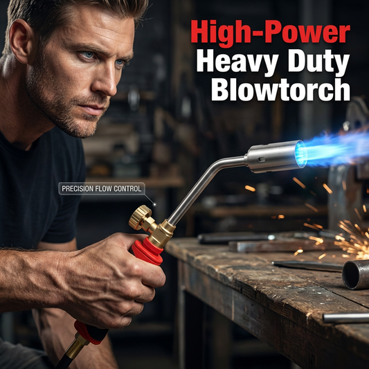 📢📢50% OFF !! ⏰High-Power Gas Torch with Adjustable Flame Control