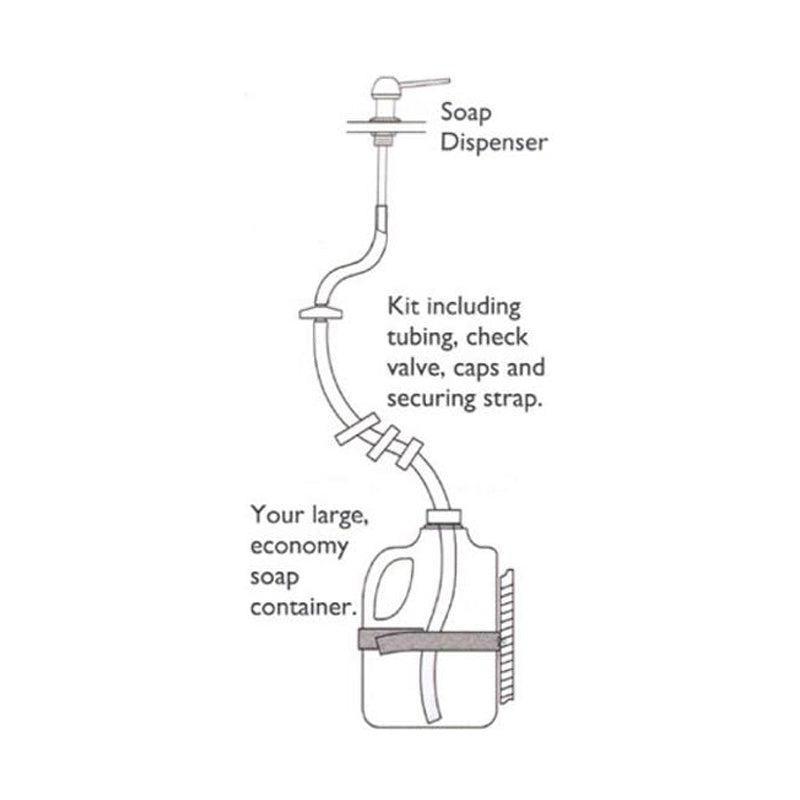 🧴 LIMITED-TIME 57% OFF! ✨ Sink Soap Dispenser Extension Tube Kit – Connects to Bulk Containers, Smooth Pump, Universal Fit 🚰