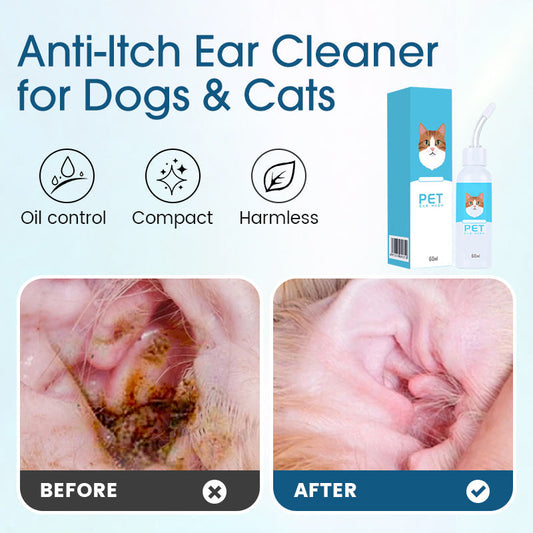 🔥🎁New! 50% OFF🔥Ear Cleaner for Dogs and Cats to Relieve Itching