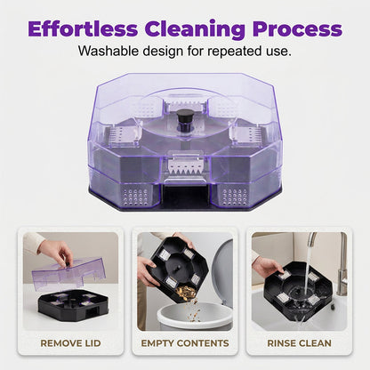 🪳 Reusable High-Efficiency Roach Trap Eco-Friendly Multi-Entry Physical Capture Box 🛡️
