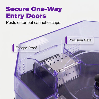 🪳 Reusable High-Efficiency Roach Trap Eco-Friendly Multi-Entry Physical Capture Box 🛡️