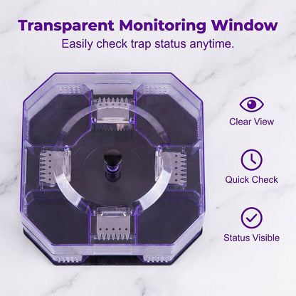 🪳 Reusable High-Efficiency Roach Trap Eco-Friendly Multi-Entry Physical Capture Box 🛡️