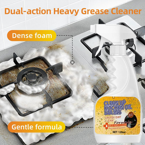 🍳 Heavy-Duty Kitchen Degreaser Spray – Fast Grease Removal ✨