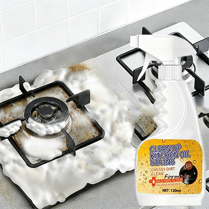 🍳 Heavy-Duty Kitchen Degreaser Spray – Fast Grease Removal ✨