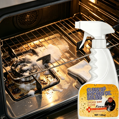 🍳 Heavy-Duty Kitchen Degreaser Spray – Fast Grease Removal ✨