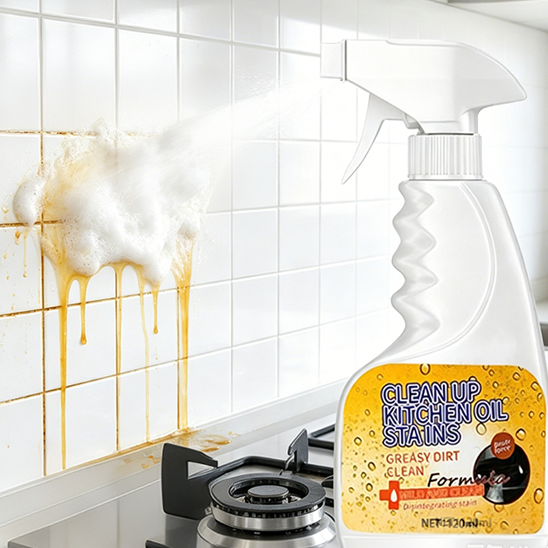🍳 Heavy-Duty Kitchen Degreaser Spray – Fast Grease Removal ✨