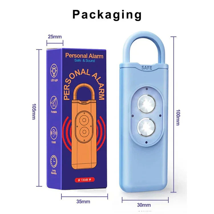 🔥Limited time 50% OFF🔥High Decibel Anti-Wolf Flashing Light Alarm Keychain