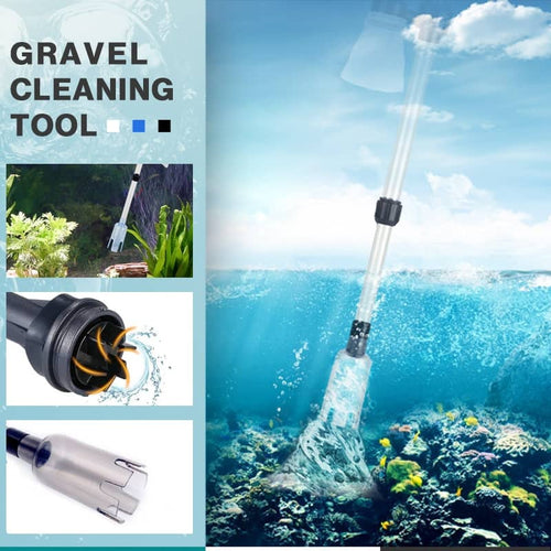 🐠 Electric Aquarium Gravel Cleaner – Battery-Powered Tank Vacuum 💧