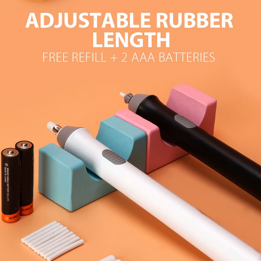 ✏️ Electric Eraser Pen Kit – Precision Erasing For Sketching, Drawing & Highlights 🎨